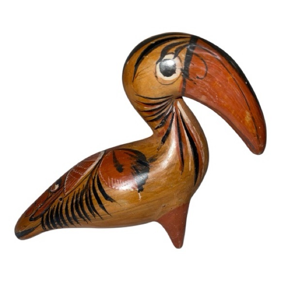 Tonala Other - Tonala Mexico Handcrafted Ceramic Bird Figurine Toucan